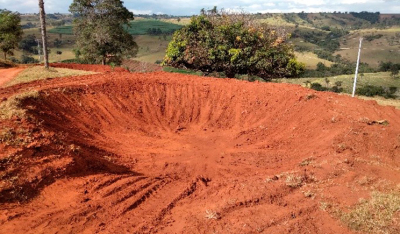 Emater conclui construção de 180 bacias de captação de águas da chuva